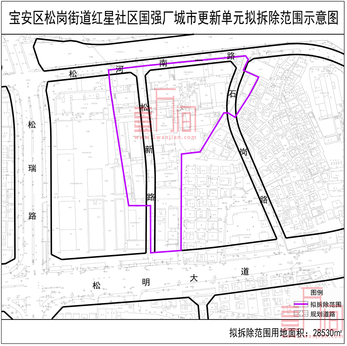 深圳宝安区第3批城市更新（旧改/工改）计划草案公示7个项目