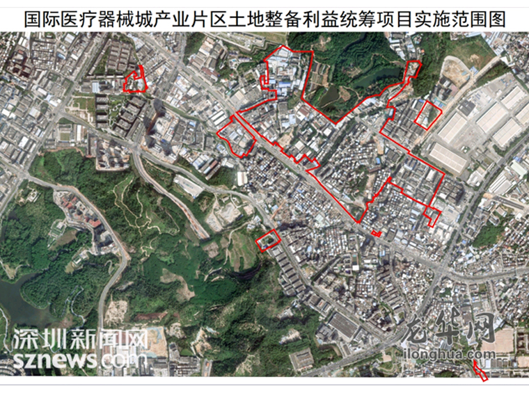 超145万平，住宅75万平！深圳首个国际医疗器械城规划(草案)来了